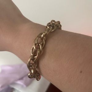 Gold charm braclet